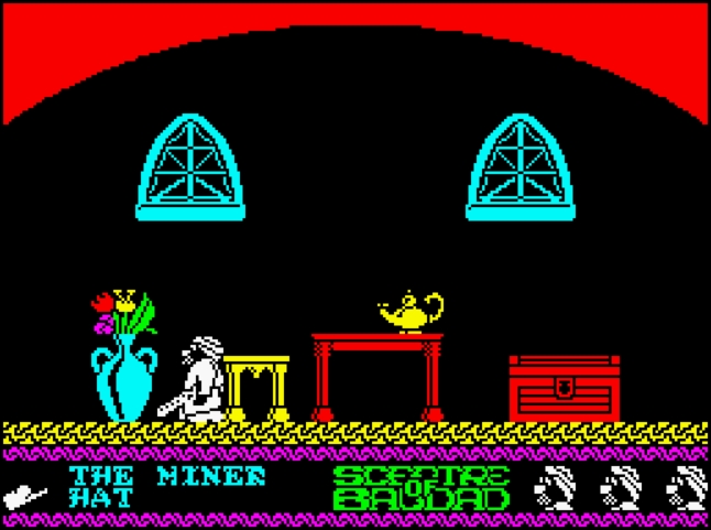 Sceptre of Bagdad - ZX Spectrum game screenshot (1987) by Atlantis